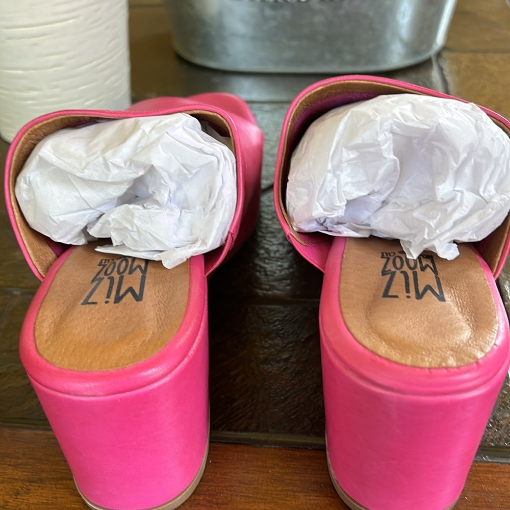 Miz Mooz Pink Women's Sandals - Picture 7 of 10